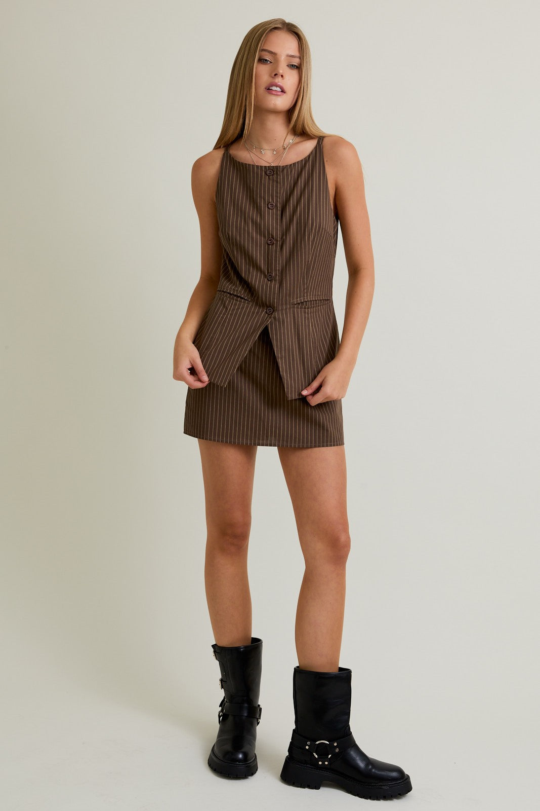 Conjunto De Top Y Falda