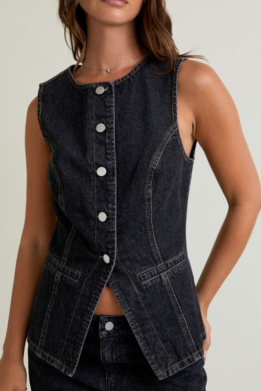 Conjunto Blusa Y Pantalón De Mezclilla