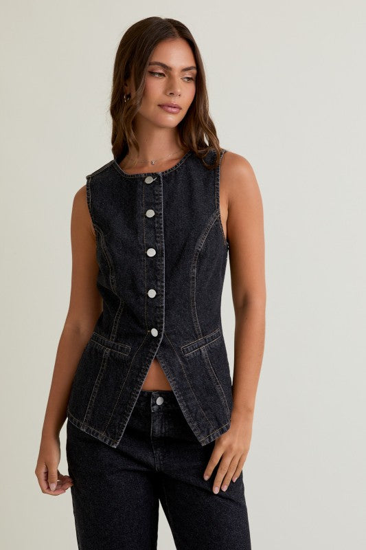Conjunto Blusa Y Pantalón De Mezclilla