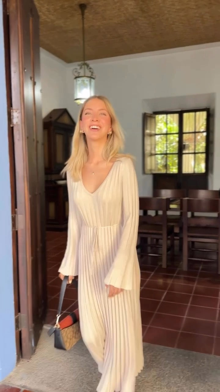 Vestido Rib Knit Maxi