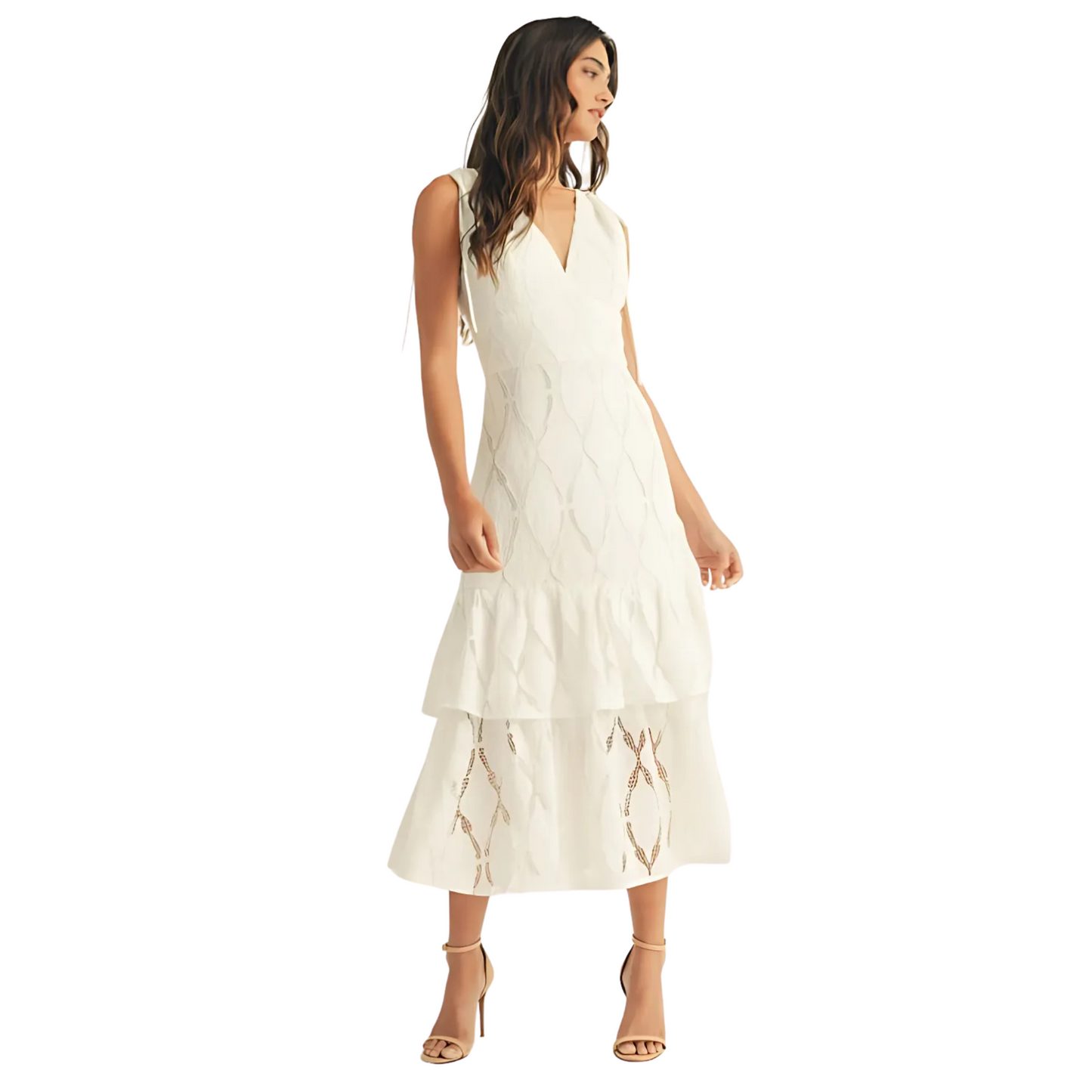 Vestido Midi Embroiderd
