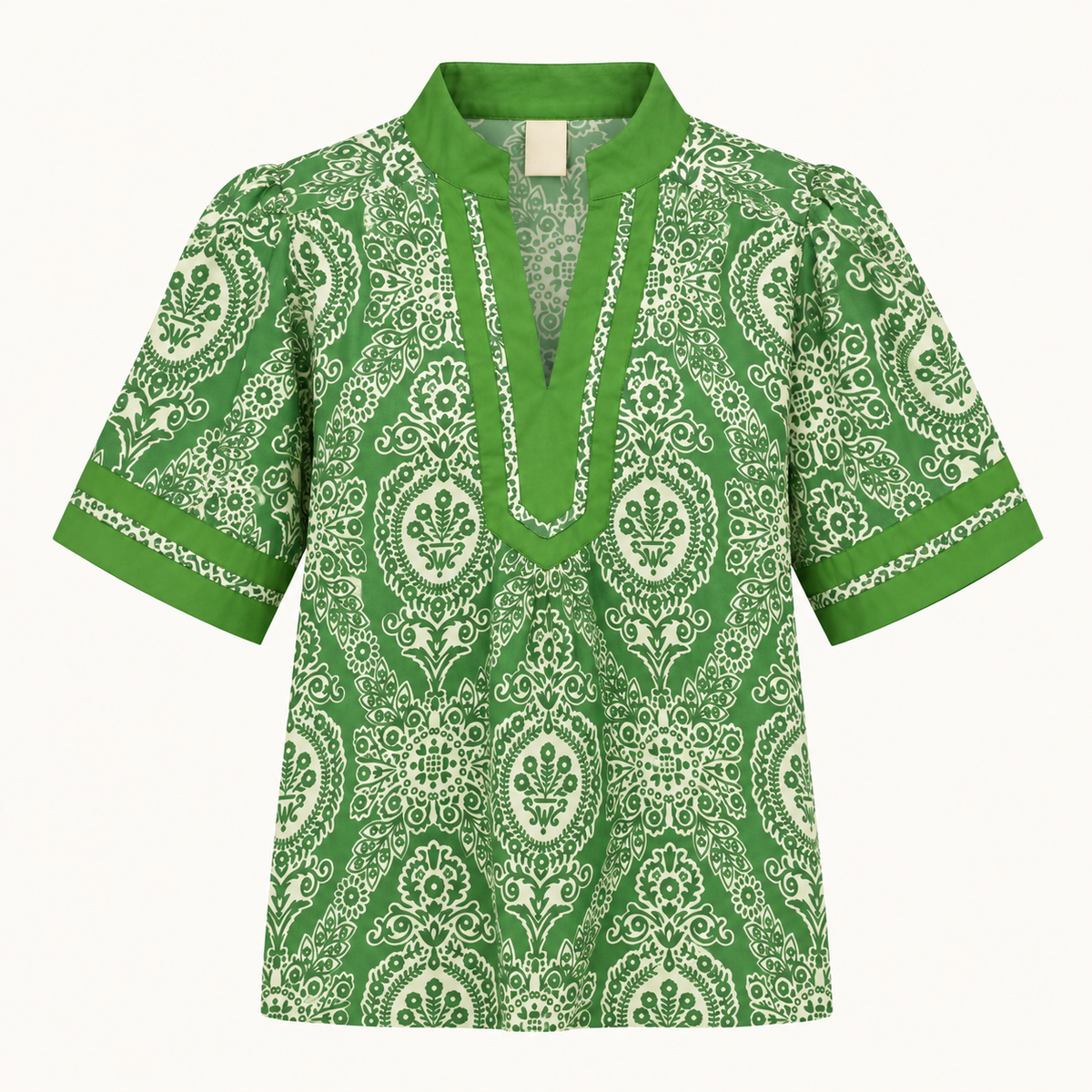 Blusa verde follaje
