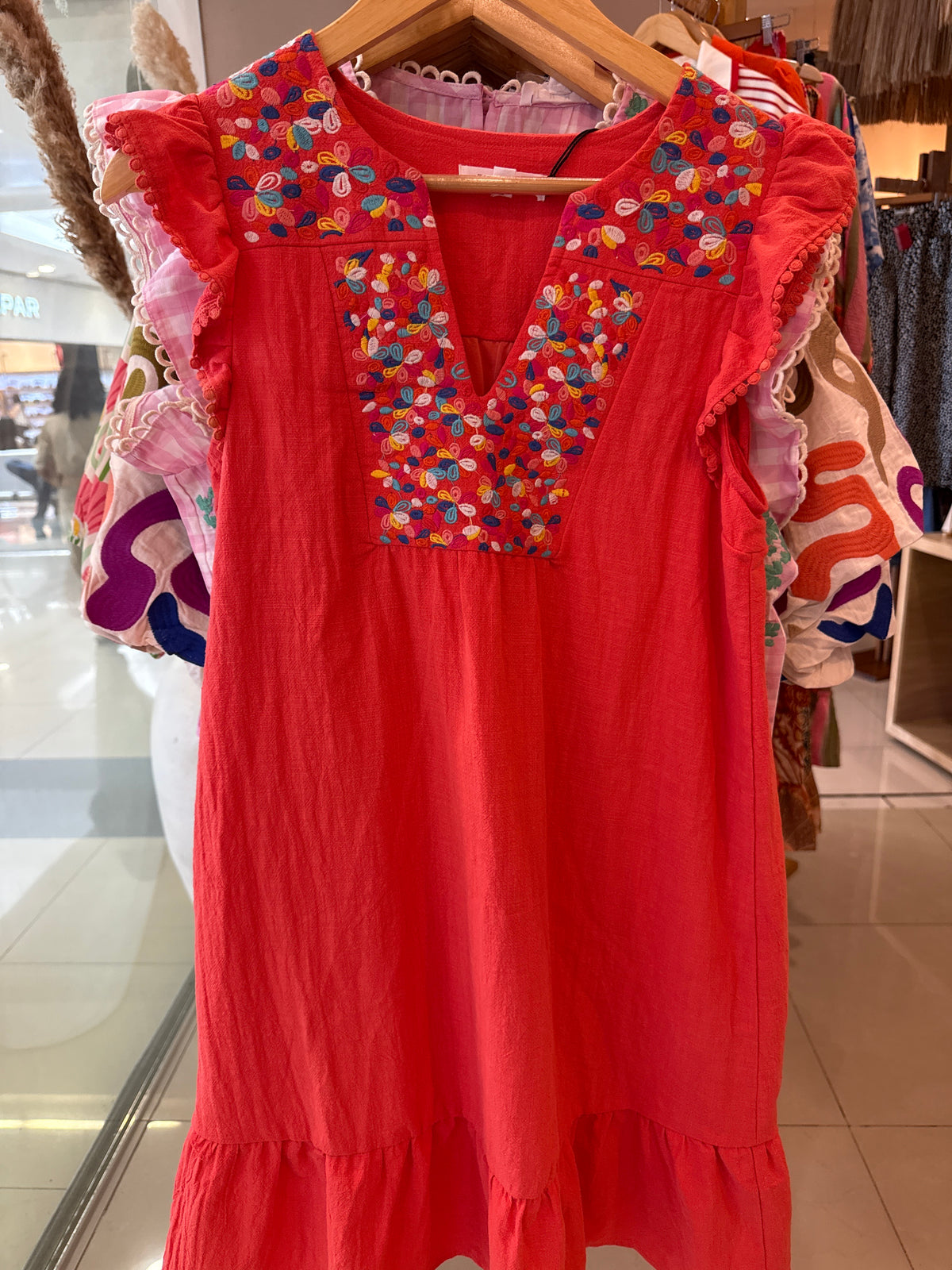 Vestido THML color mandarina