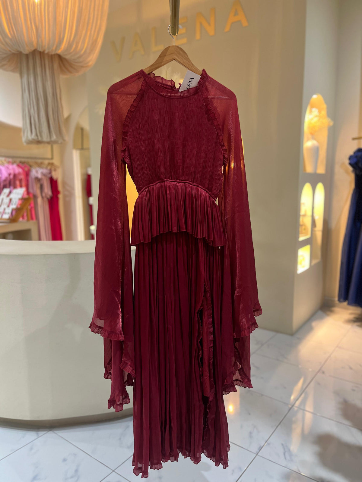 Vestido Rojo Detalles