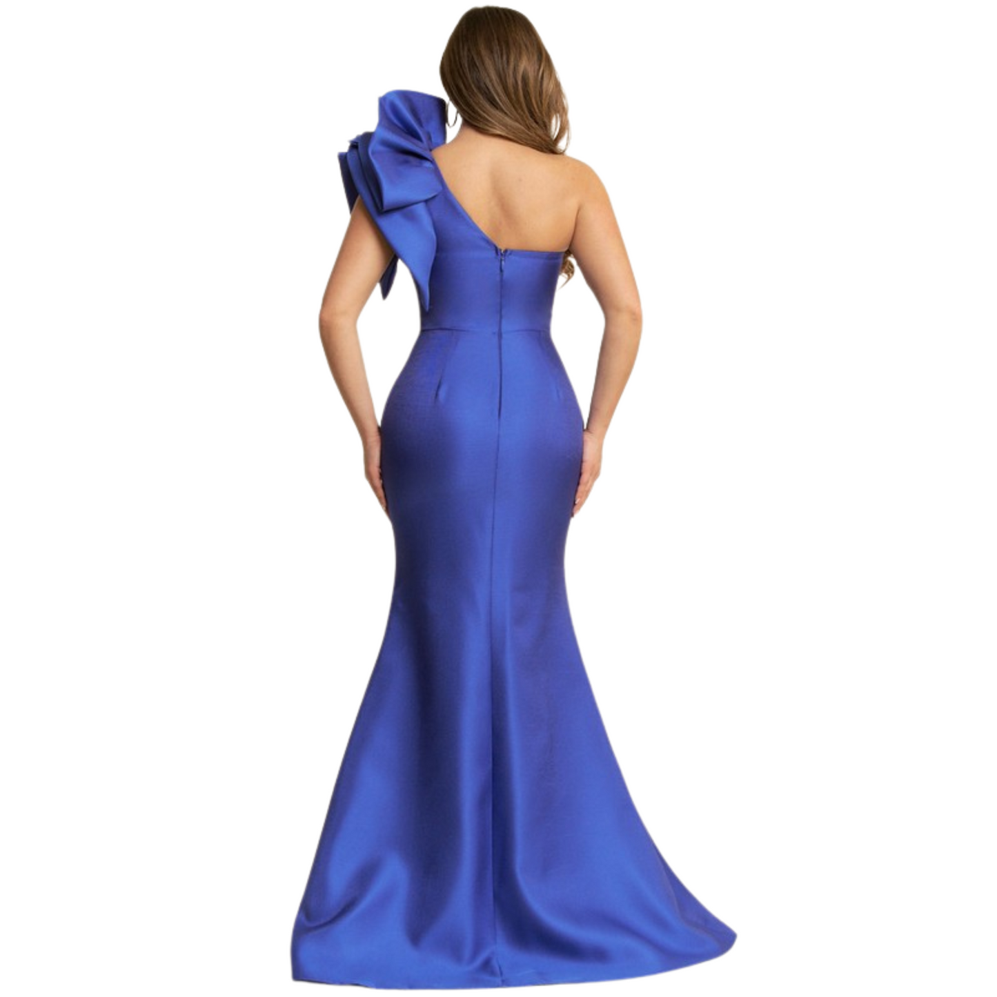 Vestido Maxi Un Hombro Flor