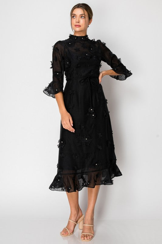 Vestido Midi Negro