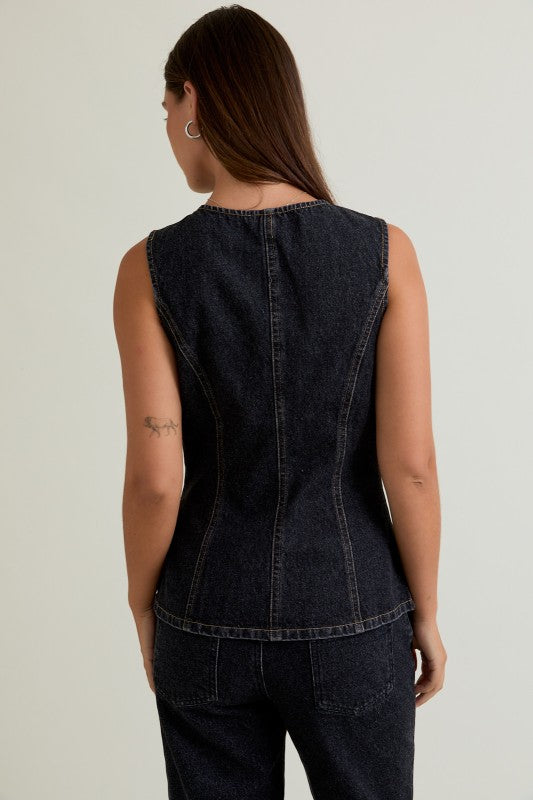 Conjunto Blusa Y Pantalón De Mezclilla