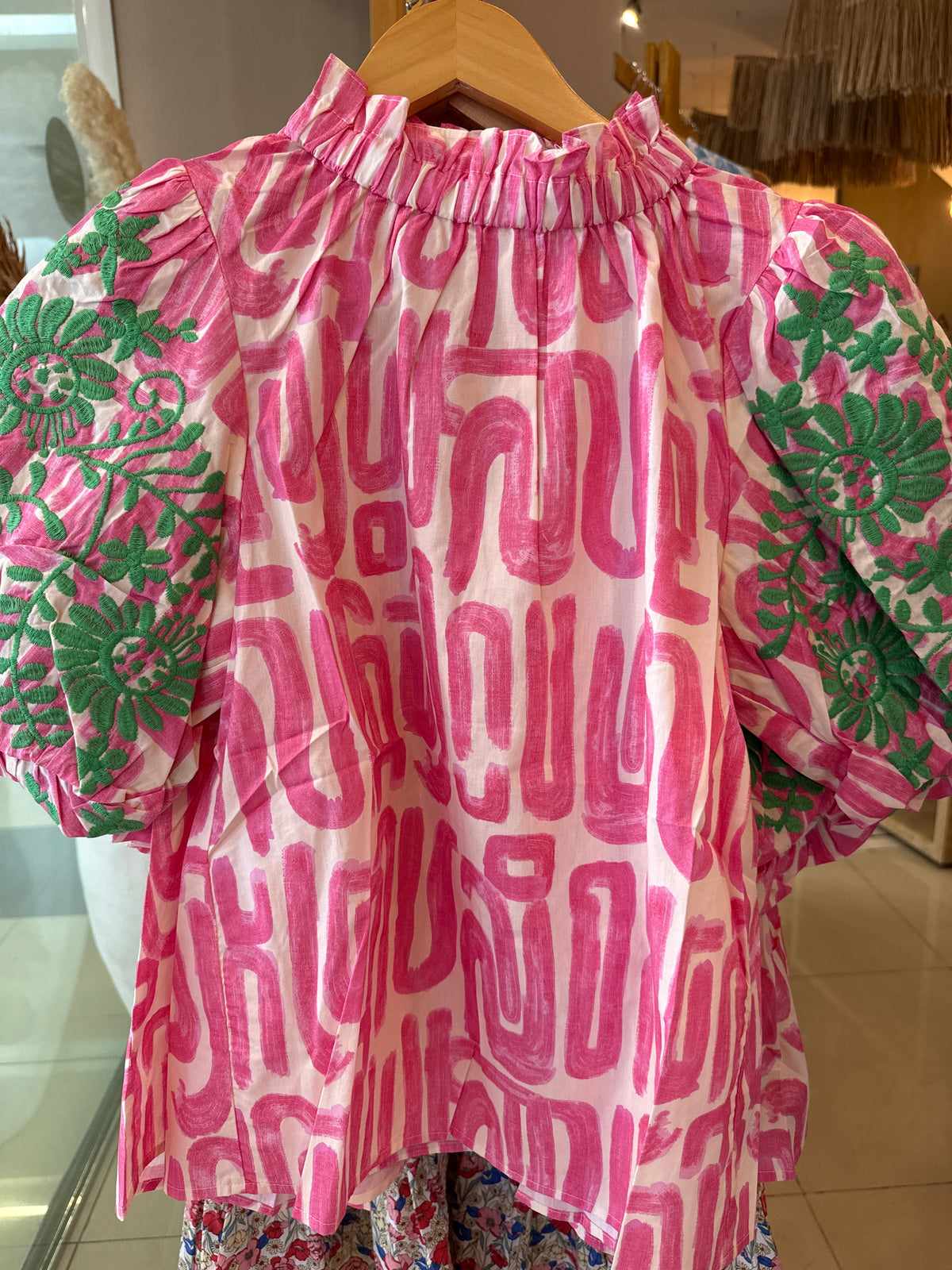 Blusa THML mangas bordadas