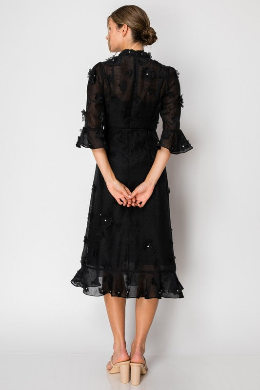 Vestido Midi Negro