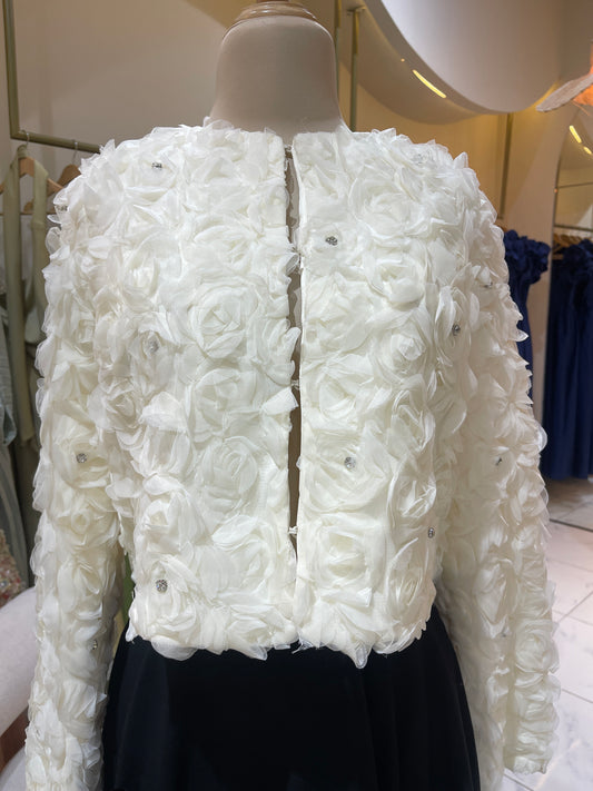 Ensamble flores blancas