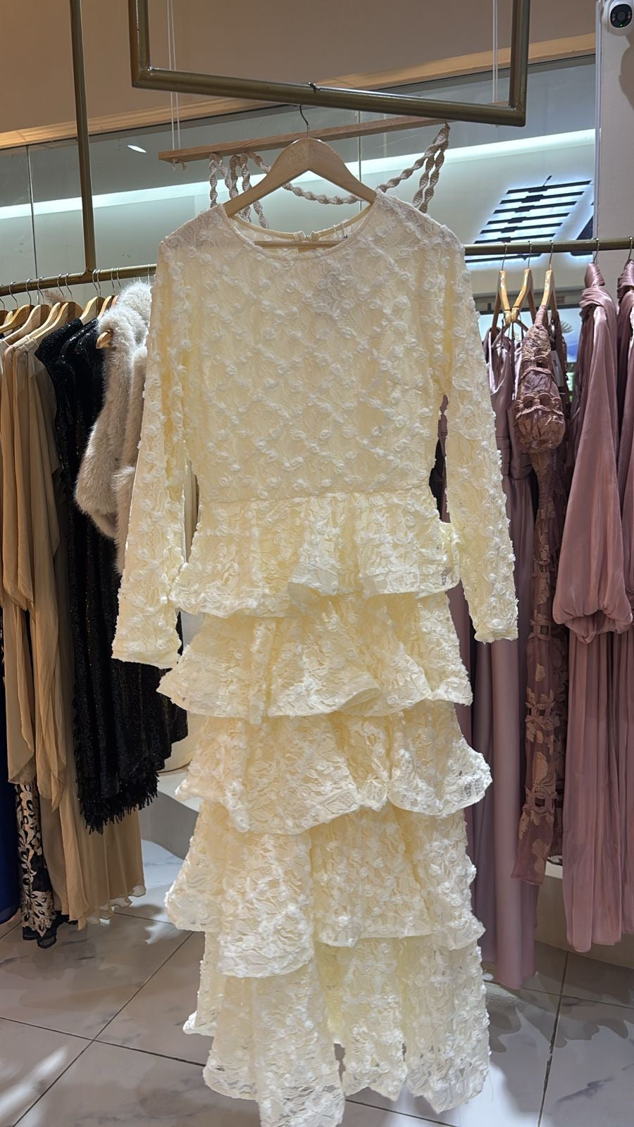 Vestido Beige Olanes