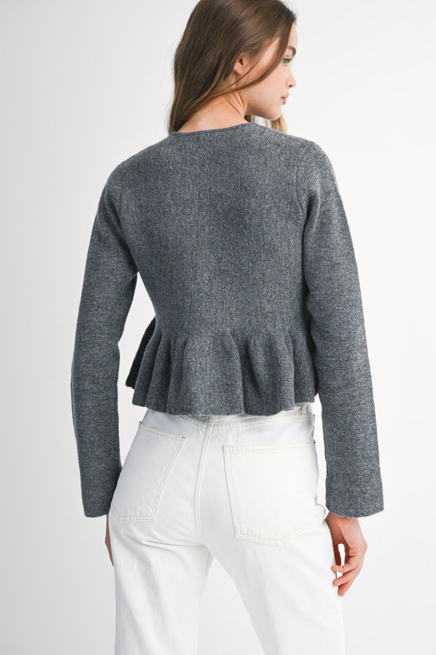 Cardigan Gris