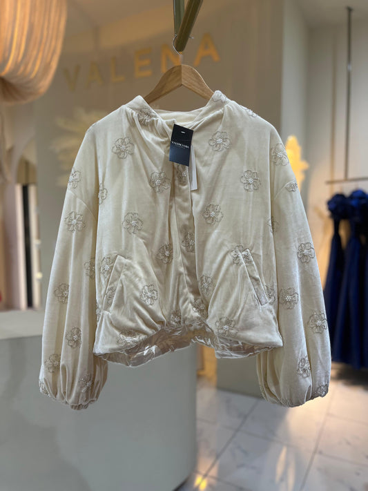 Chamarra Piedras Crema