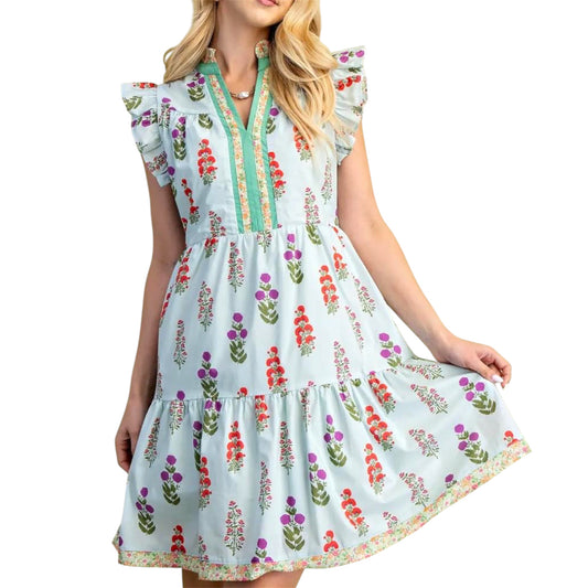 Vestido Floral Corto