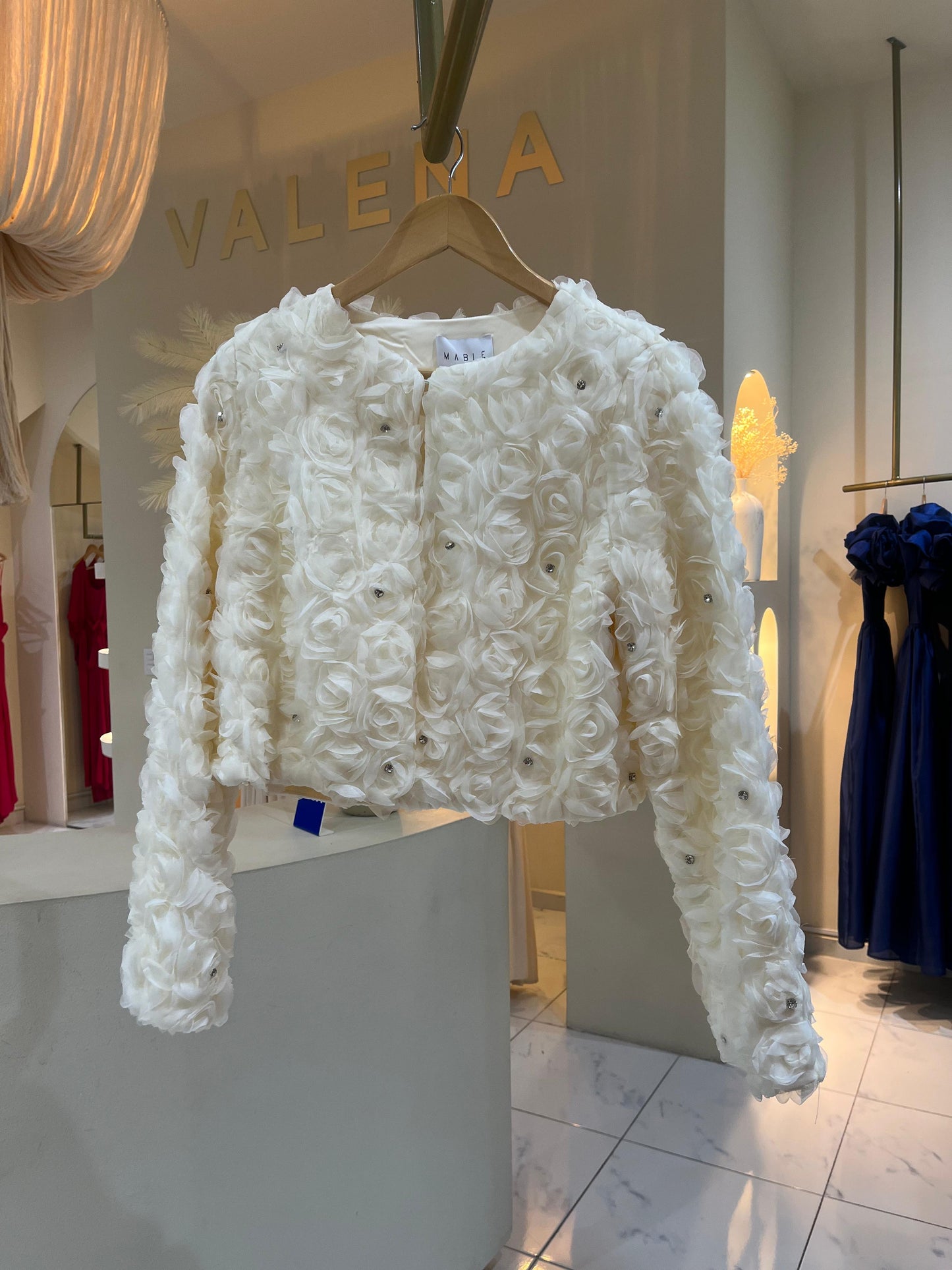 Ensamble Beige Flores