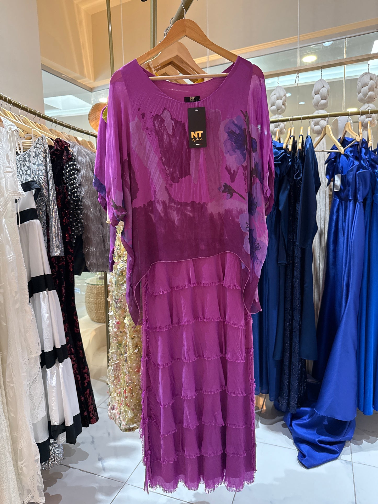 Vestido Seda Italiano