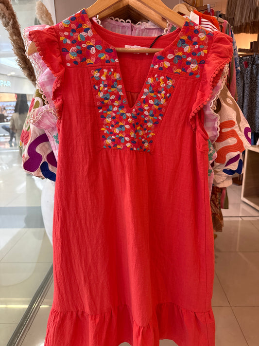 Vestido THML color mandarina