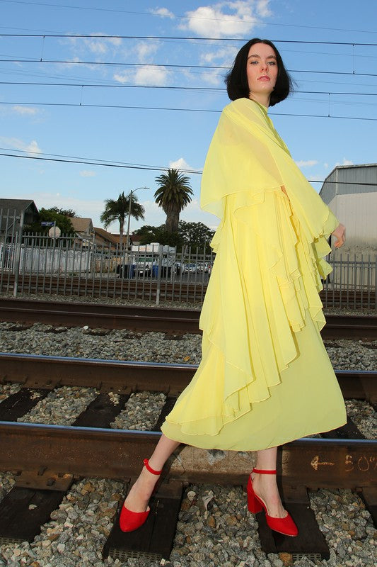 Vestido Olanes Amarillo