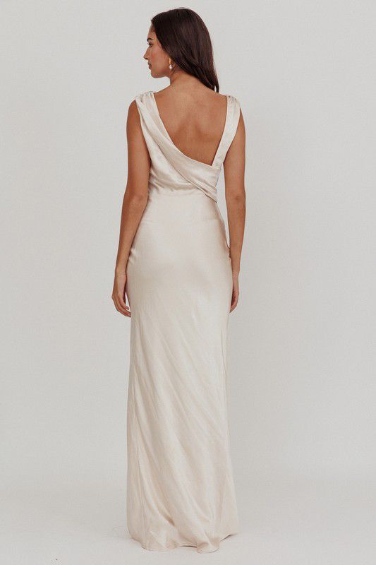 Vestido Maxi Champagne