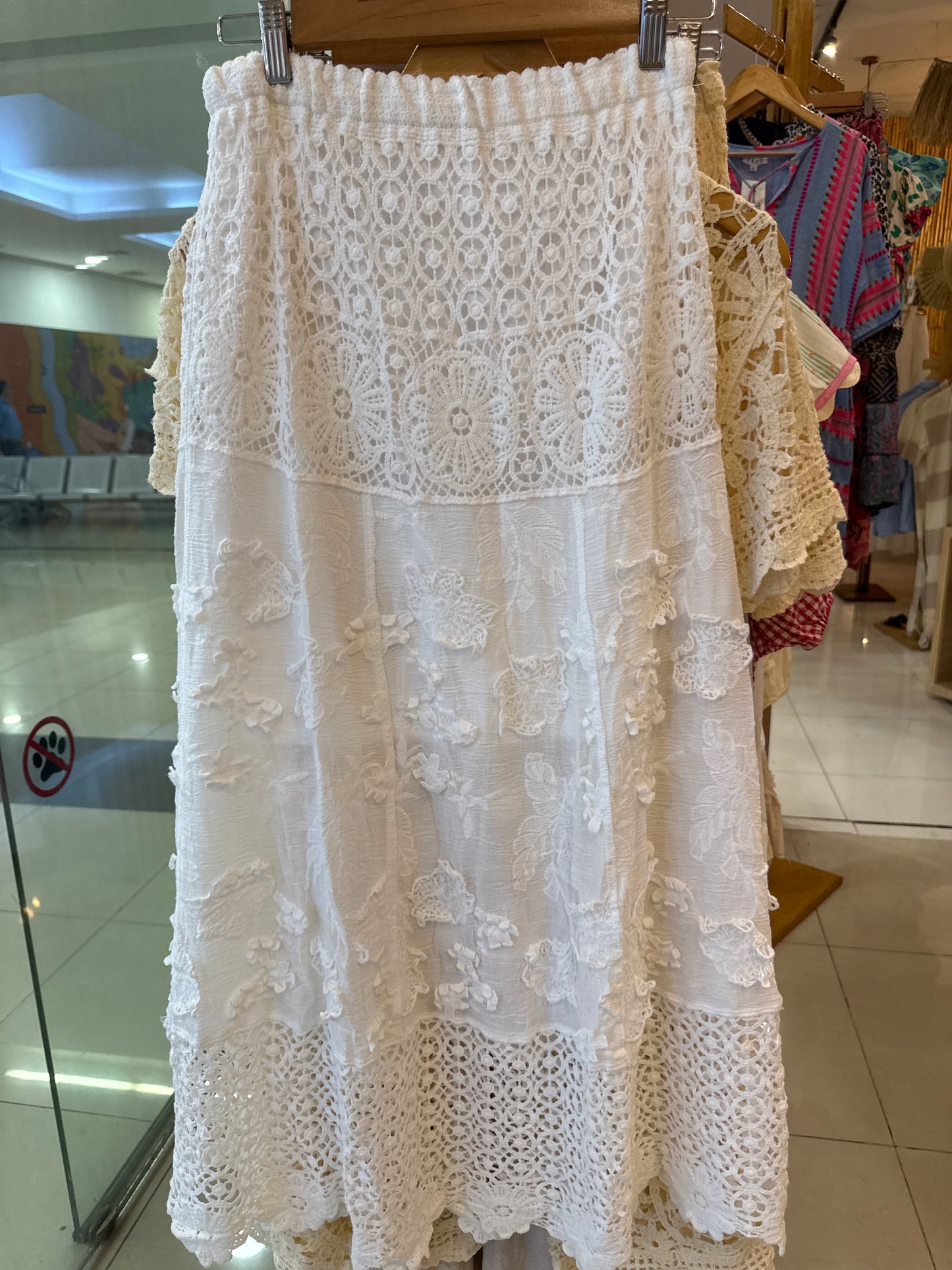 Falda crochet