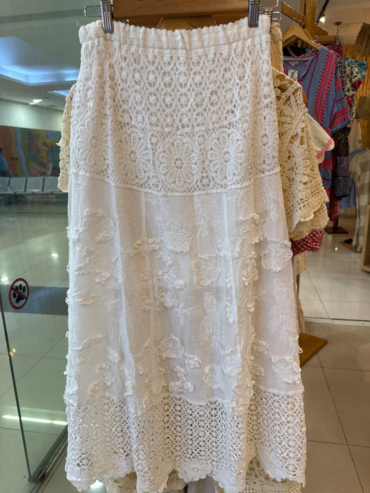 Falda crochet