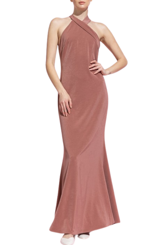 Vestido Halter Mauve