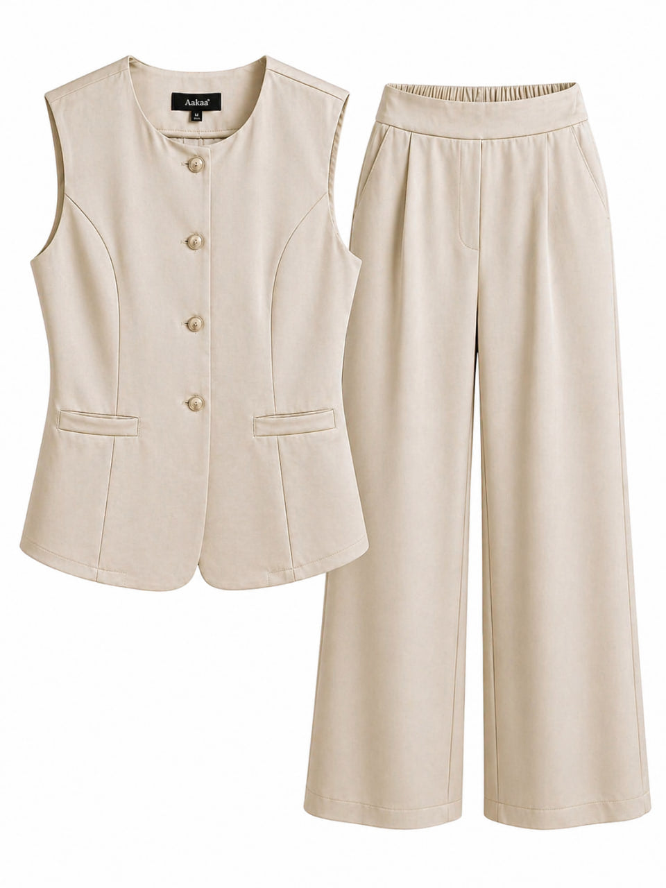 Set Dorado Pantalon y Blusa