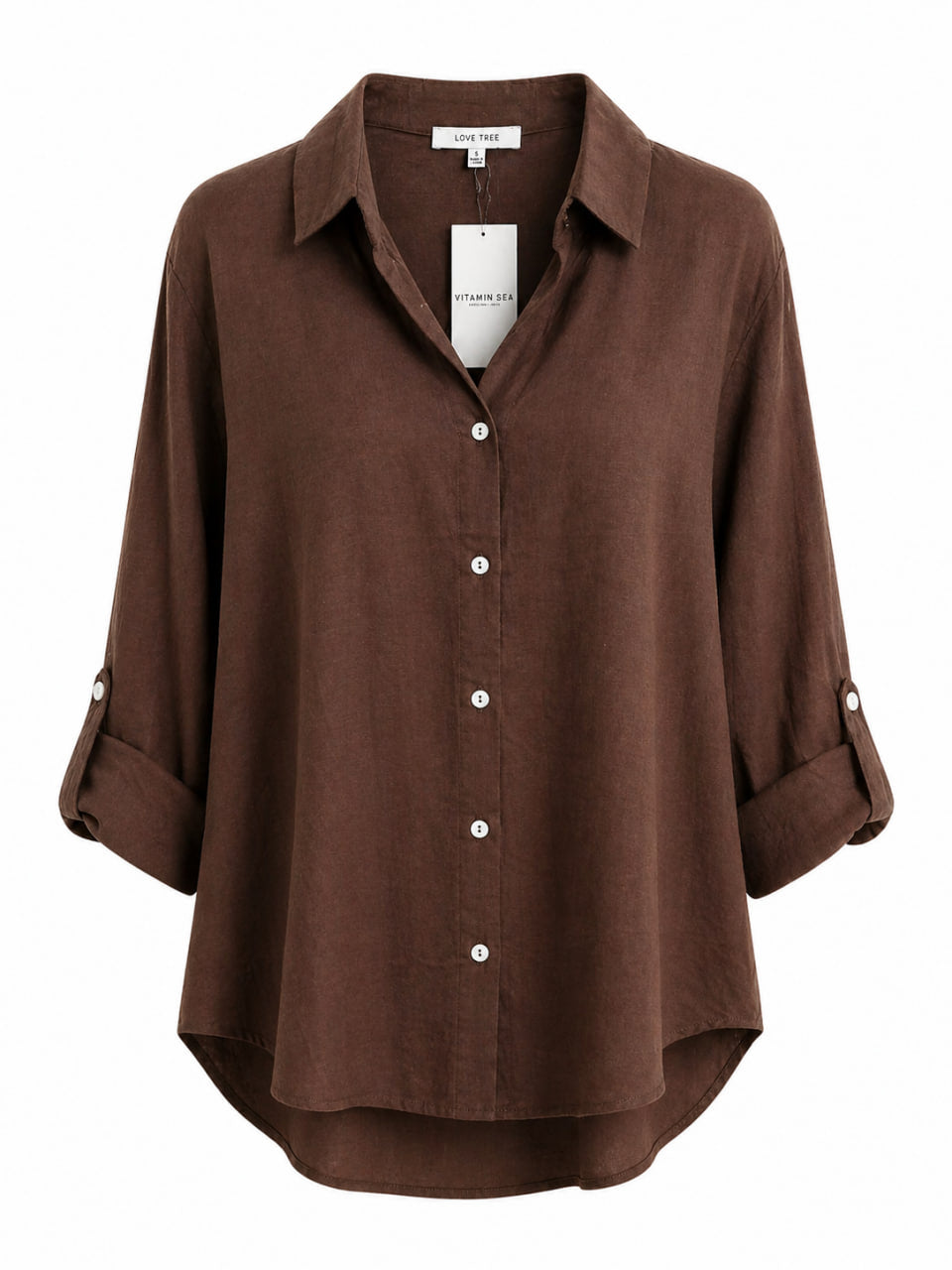 Blusa Lino Café