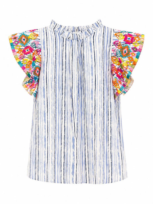 Blusa Mangas Bordadas Thml