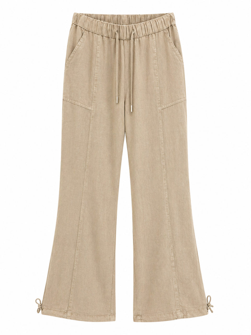 Pantalon Vestir Lino Taupe
