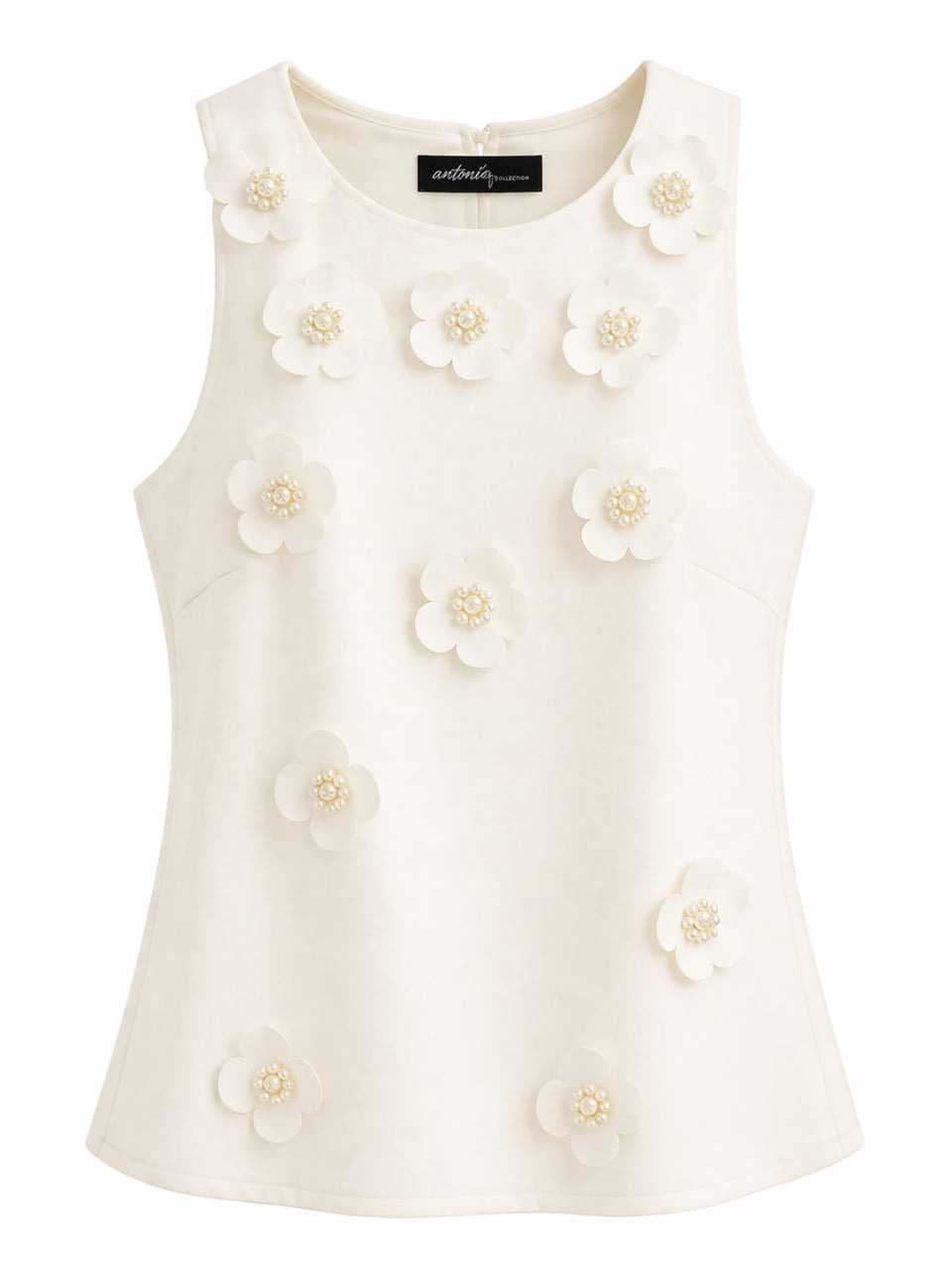 Blusa Blanca FLores