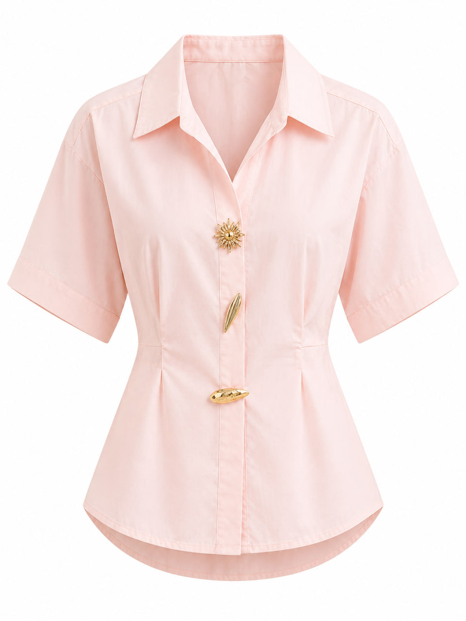 Blusa Algodon Manga Corta