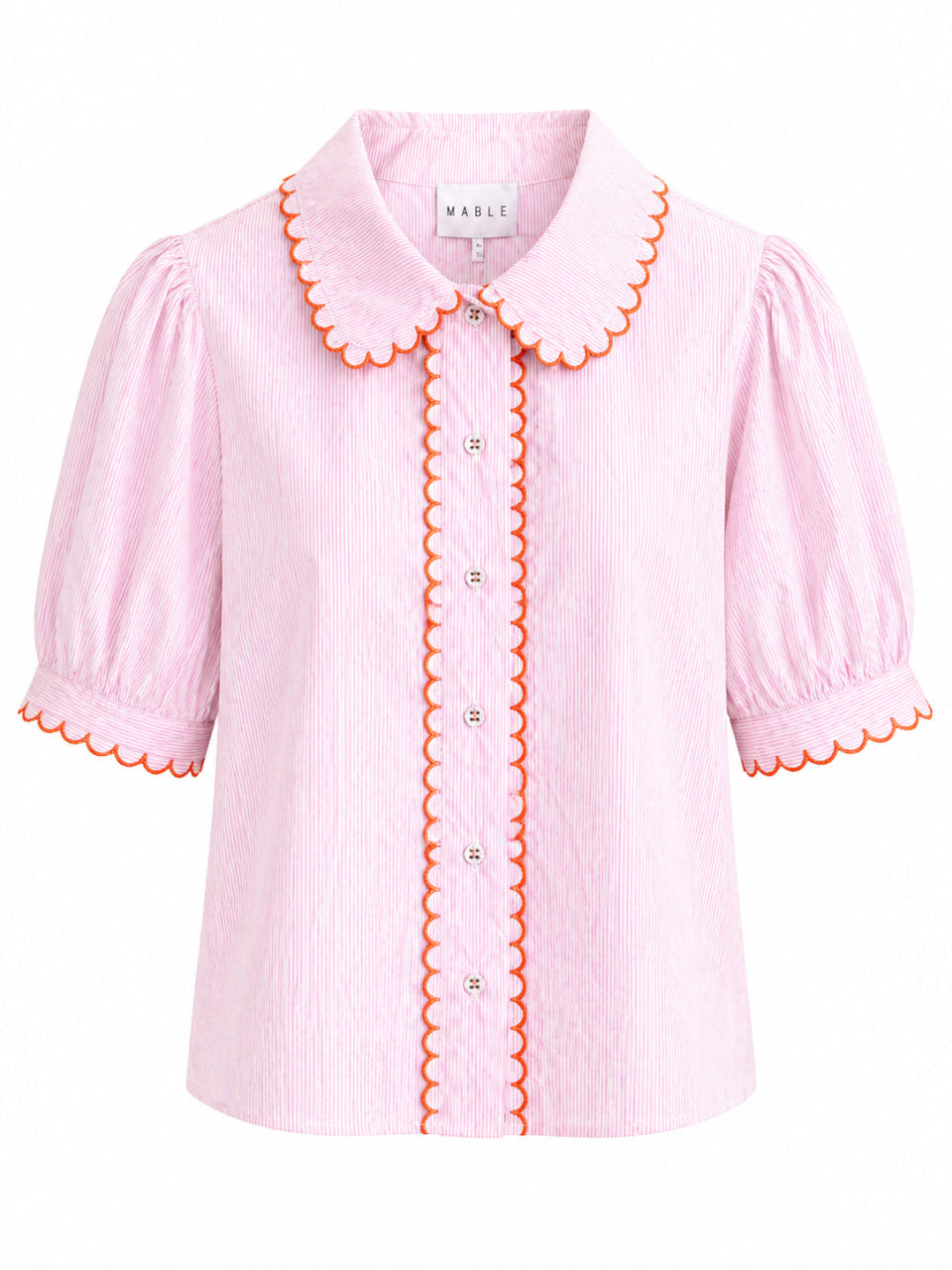 Blusa Rosa FIlo Bordado