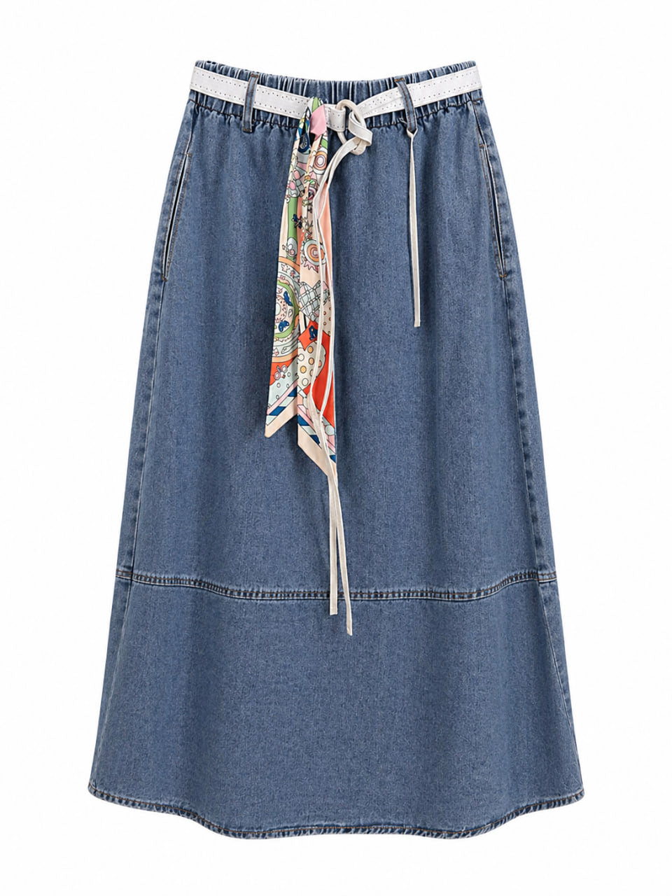 Falda Denim Claro